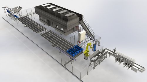 Sistema di automazione per macchina di produzione - Hiperbaric S.A. - di processi