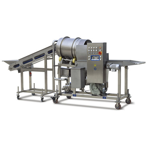 Impanatrice automatica - GJJ400 - II - Hiwell Machinery Co., Ltd. - in continuo / a tamburo / per carne
