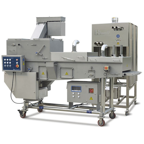 Pastellatrice-impanatrice automatica - SFJ series - Hiwell Machinery Co., Ltd. - per carne / per pesce