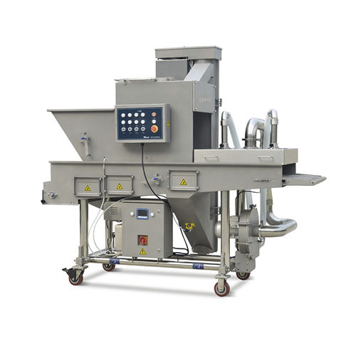 Impanatrice automatica - SXJ series - Hiwell Machinery Co., Ltd. - in continuo / per carne / per pesce