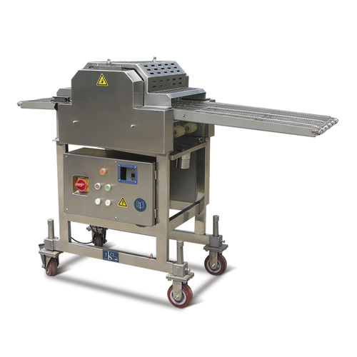 Cubettatrice per carne - YHJ600  - Hiwell Machinery Co., Ltd. - in acciaio inossidabile / con trasportatore / con inteneritore