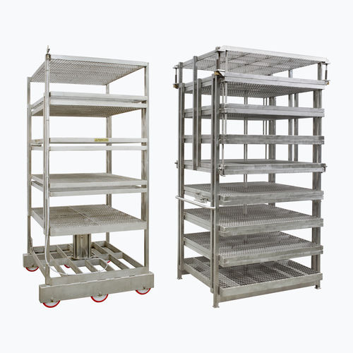 Scaffalatura per l'industria agroalimentare - Inox Meccanica S.p.A. - mobile / in acciaio inossidabile