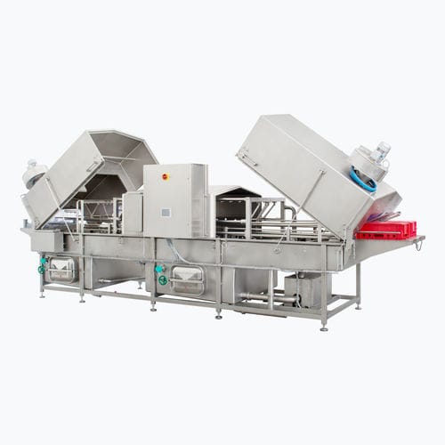 Macchina di lavaggio ad acqua - CRATES & BASKETS WASHERS - Inox Meccanica S.p.A. - a vapore / automatica / per l'industria agroalimentare