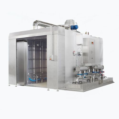 Macchina di lavaggio ad acqua - Inox Meccanica S.p.A. - a vapore / automatica / per l'industria agroalimentare