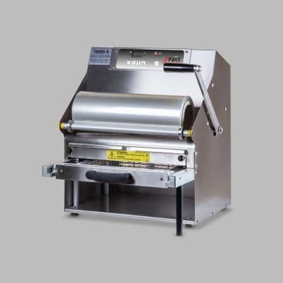 Termosigillatrice di vaschette lineare - TSM105-R - JPack S.r.l. - manuale / compatta / per l'industria agroalimentare