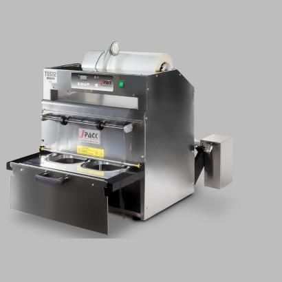 Termosigillatrice di vaschette lineare - TSS112 - JPack S.r.l. - semiautomatica / per confezionamento in atmosfera modificata / compatta