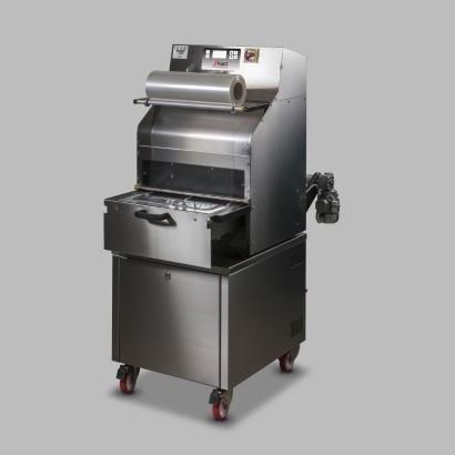 Termosigillatrice di vaschette lineare - TSS125 - JPack S.r.l. - semiautomatica / sottovuoto / per confezionamento in atmosfera modificata