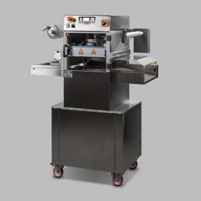 Termosigillatrice di vaschette lineare - TSS136 - JPack S.r.l. - automatica / sottovuoto / per confezionamento in atmosfera modificata