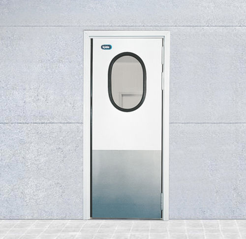 Porta battente - V-40 - KIDE S.COOP - in acciaio inossidabile / industriale / per cella frigorifera