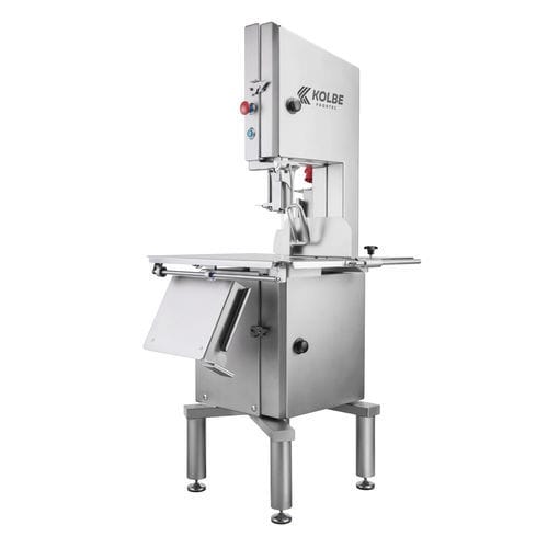 Segaossa a nastro per macelleria - K330S - Paul Kolbe GmbH Foodtec - in acciaio inossidabile / con piano d'appoggio scorrevole