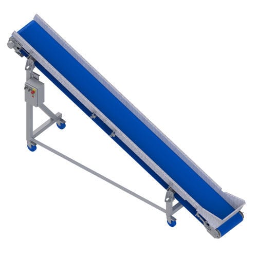 Trasportatore a nastro - PLUS - KRONEN GmbH, Nahrungsmitteltechnik - raschiante / inclinato / da trasporto