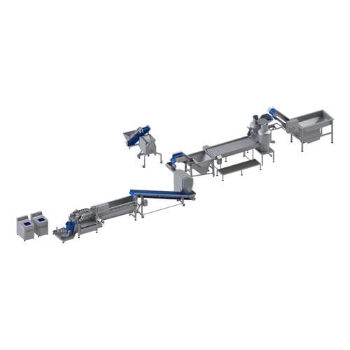 Linea di trasformazione per patate - KRONEN GmbH, Nahrungsmitteltechnik - di lavaggio