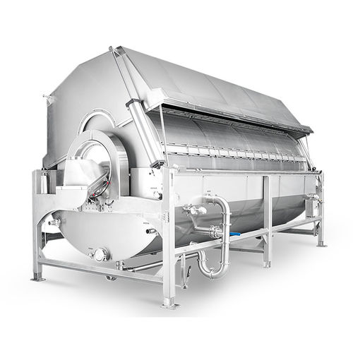 Cuocitore industriale sbollentatore - VAPOR-FLOW® - Lyco Manufacturing, Inc. - a vapore / a tamburo
