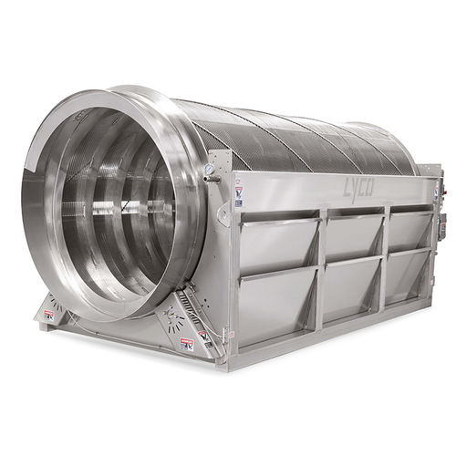 Sgrigliatore a tamburo - Lyco Manufacturing, Inc. - rotativa / per trattamento delle acque reflue