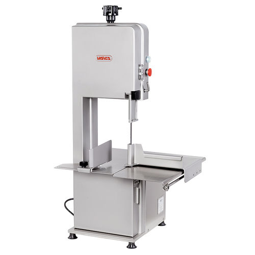 Segaossa a nastro industriale - BC-2200 - MAINCA - Equipamientos Carnicos S.L. - in acciaio inossidabile / con piano d'appoggio scorrevole