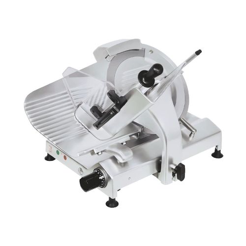 Affettatrice per carne - CF-330 - MAINCA - Equipamientos Carnicos S.L. - semiautomatica / a lama circolare / 230 V monofase