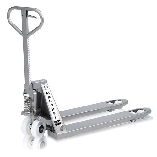 Transpallet manuale - Heinz Marchel GmbH & Co. KG - da trasporto / in acciaio inox / per l'industria agroalimentare