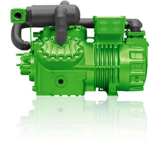 Compressore di refrigerazione semiermetico - S series - BITZER - a pistone / monostadio / per refrigerazione industriale