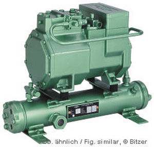 Unità di condensazione semiermetica - K series - BITZER - raffreddata ad acqua / per interni