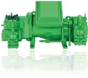 Compressore di refrigerazione semiermetico - HSK series - BITZER - a vite / monostadio / per refrigerazione commerciale