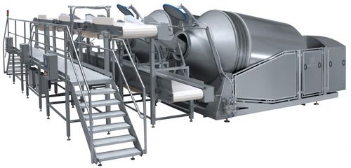 Sistema di carico per massaggiatrice alimentaire - WP, WPD series - METALBUD NOWICKI - meccanico