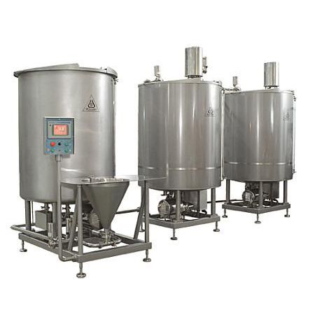 Recipiente per prodotti alimentari - Metalquimia S.A. - ad accumulo / cilindrico / per applicazioni alimentari