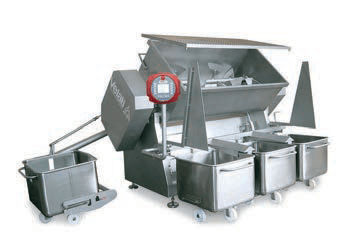 Miscelatore con serbatoio basculante - VR series - Velati srl - dinamico / mobile / batch