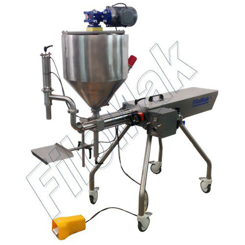 Riempitrice semiautomatica - DP3 - Filomak Makina San. ve Tic. Ltd. Sti. - per prodotti alimentari / per prodotti densi / per prodotti fitosanitari