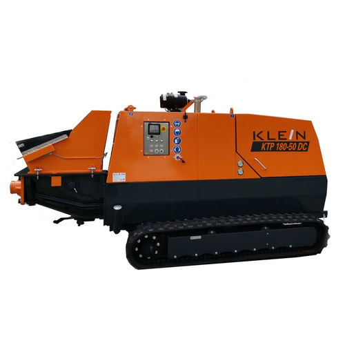 Pompa per calcestruzzo cingolata - KTP 180-50 - Klein GmbH - per cantiere / elettrica