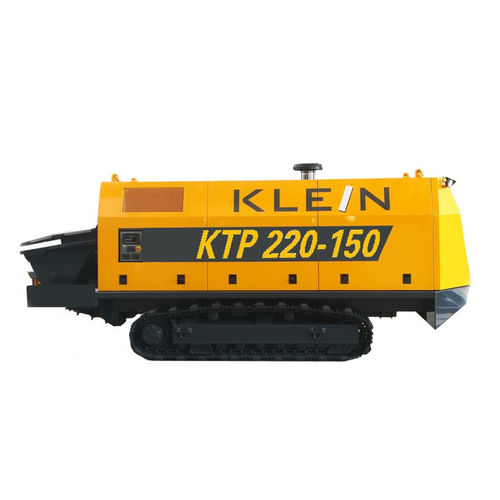 Pompa per calcestruzzo cingolata - KTP 220-150 - Klein GmbH - per cantiere / elettrica