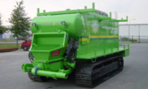 Pompa per calcestruzzo montata su rimorchio - KTP 80 T - Klein GmbH - per cantiere / elettrica