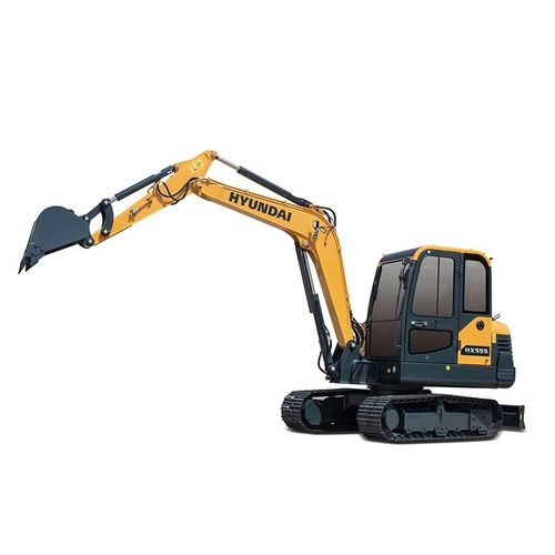 Miniescavatore - HX55S - HYUNDAI HEAVY INDUSTRIES - cingolato / diesel / per cantiere di costruzione