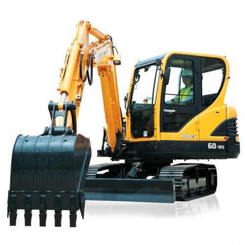 Miniescavatore - R60-9S - HYUNDAI HEAVY INDUSTRIES - cingolato / Tier 2 / per cantiere di costruzione