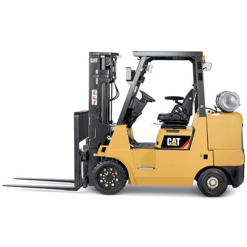 Carrello elevatore con copertoni ad aria - GC series - Cat Lift Trucks - a GPL / con conducente seduto / per movimentazione