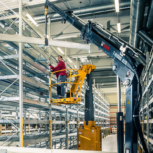 Gru montata su camion - T-HIDUO 029, T-DUO 029 - Hiab - con braccio / per cantiere / per applicazioni pesanti