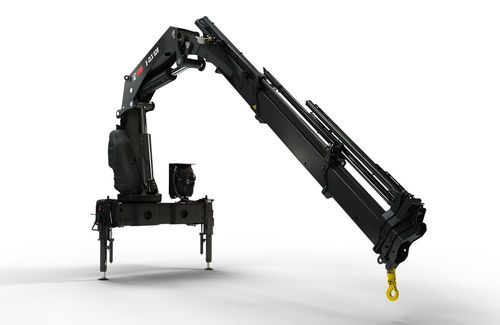 Gru montata su camion - X-CLX 528 - Hiab - con braccio articolato / per movimentazione / per applicazioni pesanti