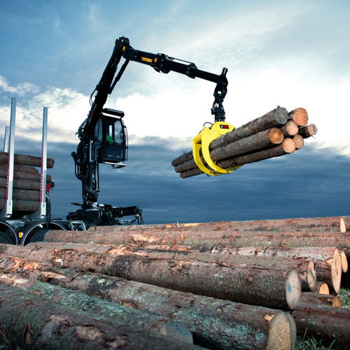 Gru forestale con braccio articolato - 125Z series - Hiab - su autotelaio