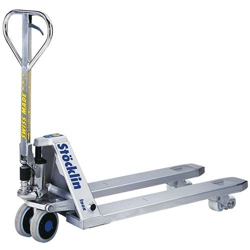 Transpallet idraulico - SHR 2000 INOX - Stöcklin - manuale / in acciaio inossidabile / a sollevamento rapido