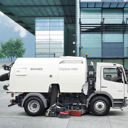 Spazzatrice montata su veicolo - CITYFANT 6000 - Ros Roca - diesel / per strade