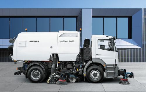 Spazzatrice montata su veicolo - OPTIFANT 8000 - Ros Roca - diesel / per strade
