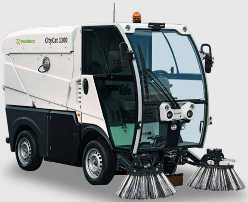 Spazzatrice a batteria - CITYCAT 1300  - Ros Roca - per strade / compatta