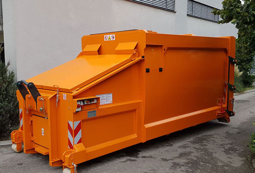 Compattatore per rifiuti per raccolta differenziata - MPC series - Werner & Weber GmbH - mobile / orizzontale / a carico dall'alto