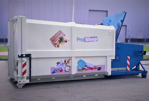 Compattatore per rifiuti mobile - SKPC series - Werner & Weber GmbH - orizzontale