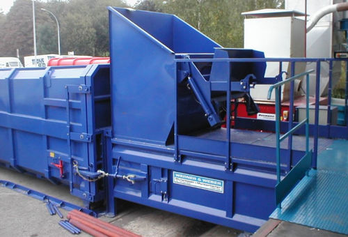 Compattatore per rifiuti carta - STP-K series - Werner & Weber GmbH - fisso / orizzontale