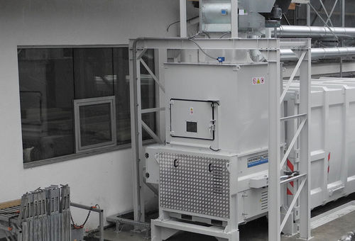Compattatore per rifiuti fisso - SV series - Werner & Weber GmbH - a coclea