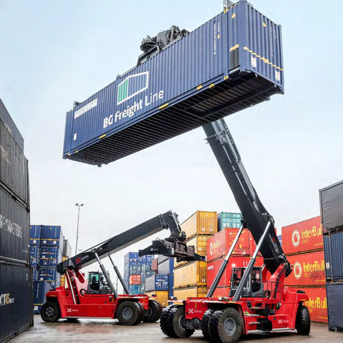 Carrello elevatore diesel - DRG450-1300 - Kalmar - con conducente seduto / per contenitori vuoti / industriale