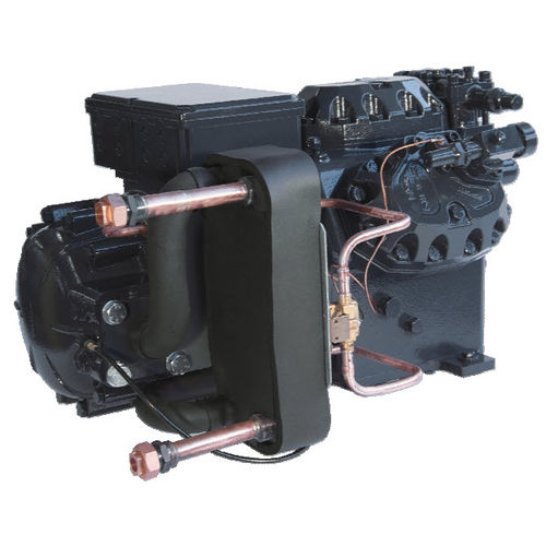 Compressore di refrigerazione semiermetico - 2S-H6 series - Officine Mario Dorin Spa - a pistone / R404A / R507