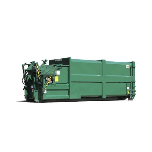 Compattatore per rifiuti fisso - N series - AJK NV - monoblocco / orizzontale / idraulico