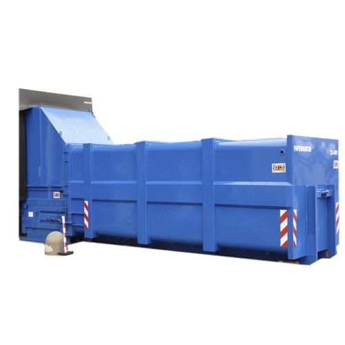 Compattatore per rifiuti per raccolta differenziata - 010x series - AJK NV - fisso / orizzontale / idraulico
