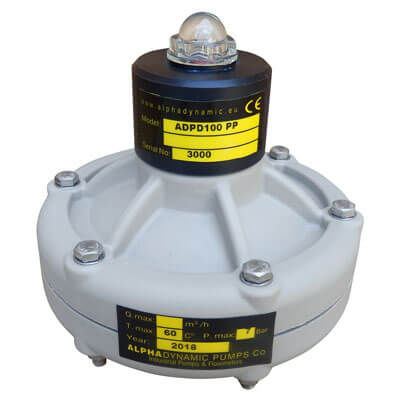 Smorzatore di pulsazione automatico - ADPD 100 - ALPHADYNAMIC PUMPS (UK) LTD - per pompa